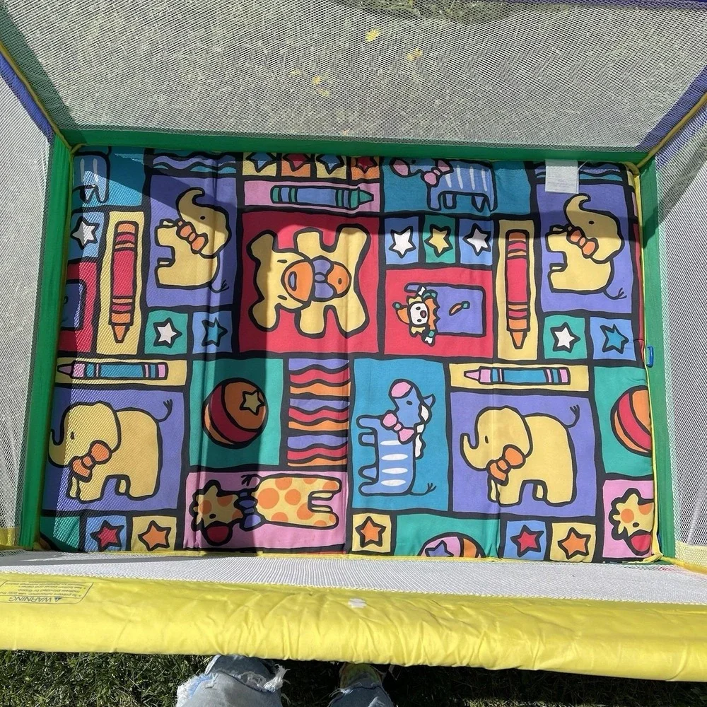 Vintage 1990s‎ Graco Pack N Play Sport Playpen Baby Toddler With Carrying Bag